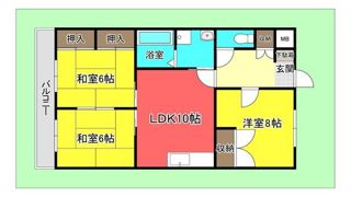 コーポMSDの間取り画像