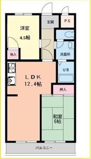榎本第二コーポラスの間取り画像