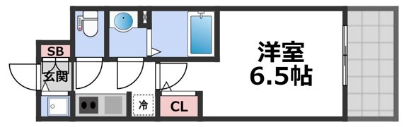 S-RESIDENCE高井田beletaの間取り画像
