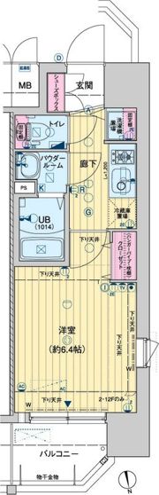 レオンコンフォート京橋の間取り画像