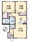シャーメゾン アルージュの間取り画像