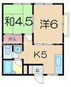 メゾン高部Bの間取り画像