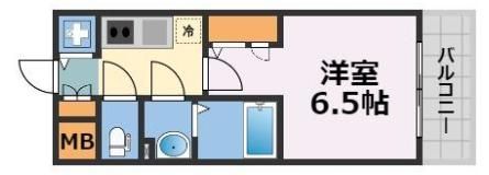 エスリード弁天町ルシェンテの間取り画像