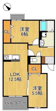 Muu.朽網駅北の間取り画像
