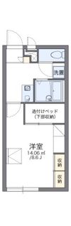 レオパレスヴィラフルールの間取り画像