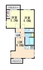 R＇S COURT（アールズコート）の間取り画像