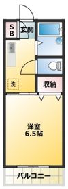 シャトレー木村の間取り画像