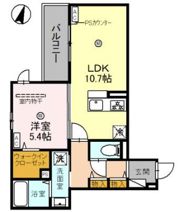 バレンティアの間取り画像