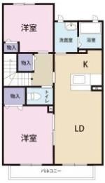 ルピナスBの間取り画像
