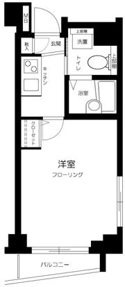 エルミタージュ南阿佐ヶ谷弐番館の間取り画像