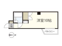 レジデンス十日市の間取り画像