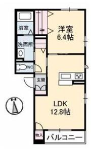 ベレオたまもの間取り画像
