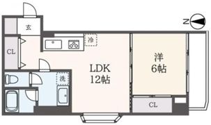 メゾンドラフィネ宮下の間取り画像