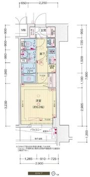 プレサンス福島吉野ミナージの間取り画像