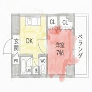 ハイムディローゼの間取り画像