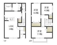 プレシオタウン（Ⅱ）の間取り画像