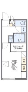 レオパレスプリマベーラの間取り画像