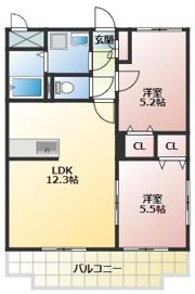 レインボーコスモスの間取り画像