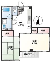 サンハイツ・スギウラの間取り画像