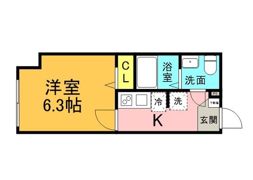ソレイユエイト赤塚の間取り画像
