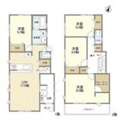 豊中市大黒町3丁目戸建の間取り画像