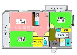 グリーンコート大岩の間取り画像