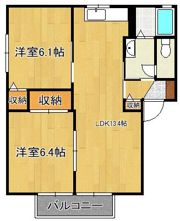 インフィオーレ芦田 B棟の間取り画像