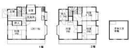 柴田貸家の間取り画像