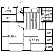 平和荘 A棟の間取り画像