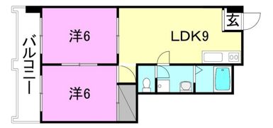 カサグランデ市坪の間取り画像