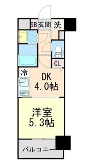 ファーストフィオーレ三宮イーストの間取り画像