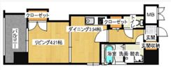 サンネストピア箱崎駅前の間取り画像