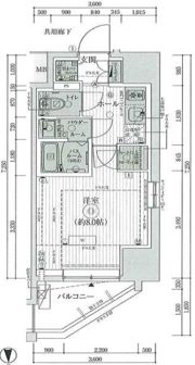 エステムコート亀戸東京イーストの間取り画像