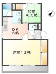 コーポ大坪の間取り画像