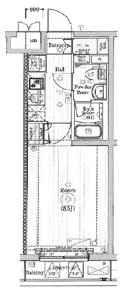 MAXIV川崎NORTHの間取り画像