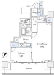 THE COURT 神宮外苑の間取り画像