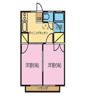 ヨコザワヒルズBの間取り画像