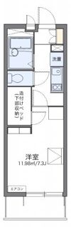 レオパレスアイリスNの間取り画像
