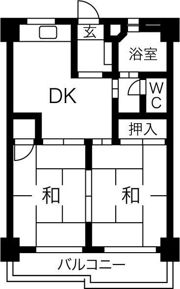 メゾン小六の間取り画像