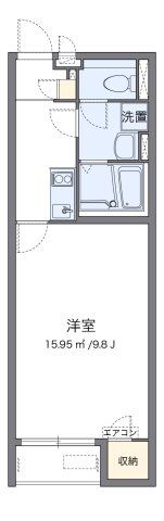 クレイノALTA新地の間取り画像