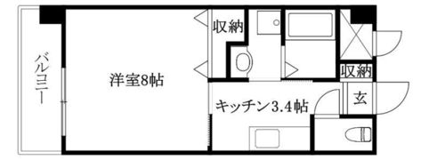 LUST YANAIMACHI 1の間取り画像
