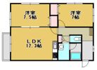 マンションカッコーの間取り画像