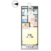 レジデンス明神の間取り画像