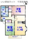 パレアージュEの間取り画像