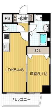 フォレスト西九条の間取り画像