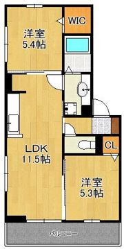 シトラスコートあさひヶ丘の間取り画像