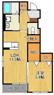 プランドール アヤの間取り画像