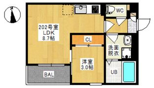 REGALEST 平井の間取り画像