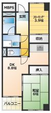 コスモ一橋学園の間取り画像