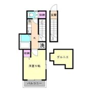 IKフラット4の間取り画像